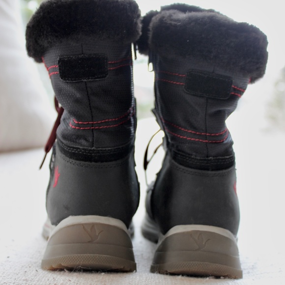 Santana Canada Mio Made in Italy Wool-Lined Snow Boots - Waterproof Leather - Picture 3 of 5
